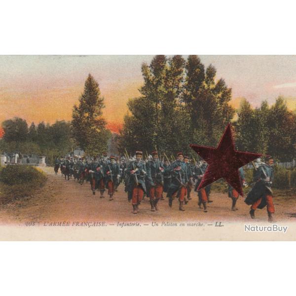 CPA -  MILITARIA ARMEE FRANCAISE INFANTERIE PELOTON - N�727