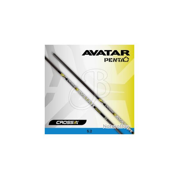 Tube nu pour flche Cross-X Avatar (par 12) - 400 / .005