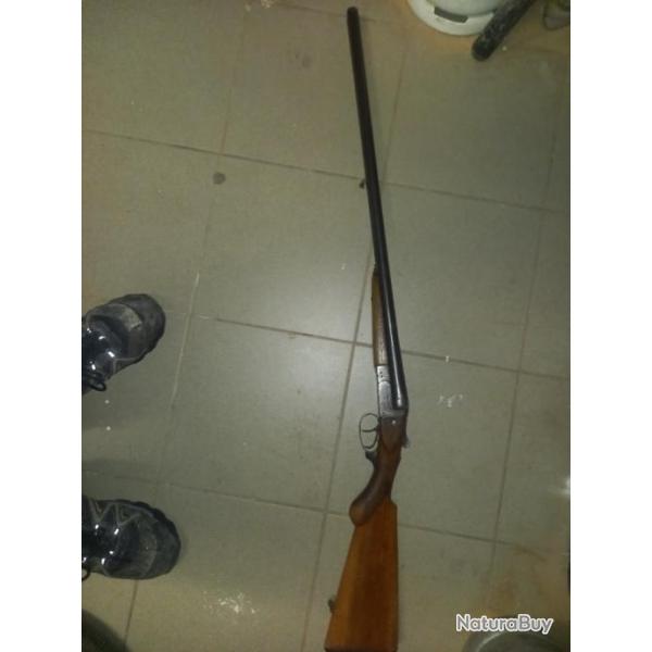 Fusil chasse juxtapos� 12/65