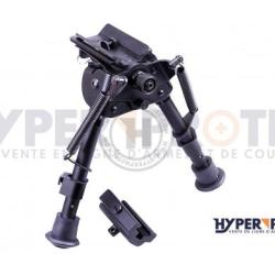 Bipied en m&eacute;tal pour rail 22 mm et grenadi&egrave;re - BOASG