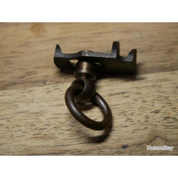 Anneau de calotte avec son verrou de revolver 1892 R�glementaire en super �tat (beau bronzage et bea