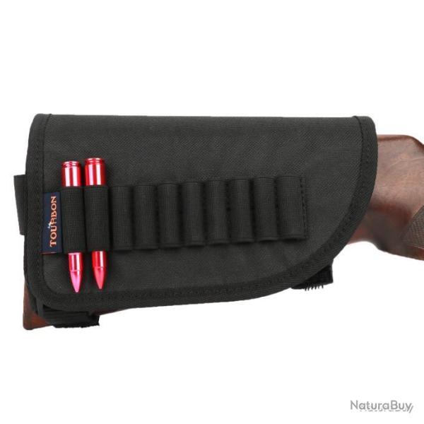 Cartouchi�re pour crosse en cordura haute qualit� avec 10 emplacements pour munitions