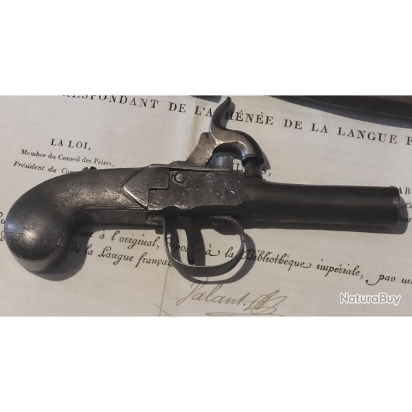 Pistolet dit � l'�cossaise