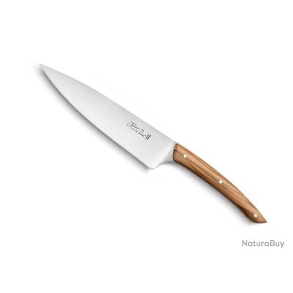 BEL2300 COUTEAU � DECOUPER LE THIERS DOZORME LAME 15CM MANCHE OLIVIER NEUF