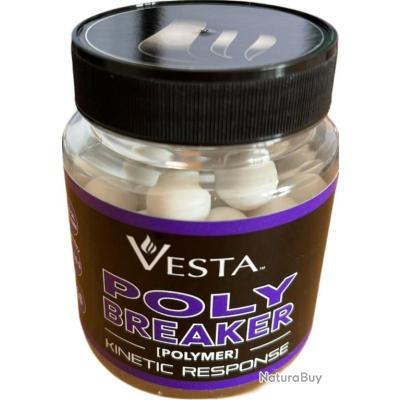 Annonce billes paintball : Billes VESTA Polybreaker Nylon 1.3g - Cal 50 - Pot de 50