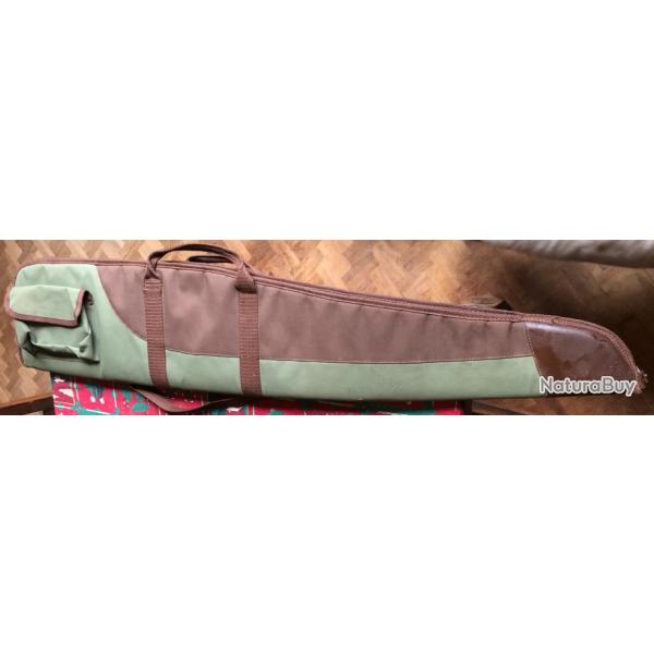 Housse pour carabine long.116cm en toile et feutrine