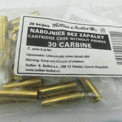 DOUILLES SELLIER BELLOT 30 CARBINE X20
