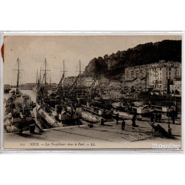 CPA -  Marine de Guerre - " Nice " les Torpilleurs dans le port  - N�1243