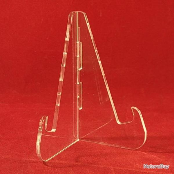 Lot de 5 chevalets en plexi incolore  r�f�rence PRE44