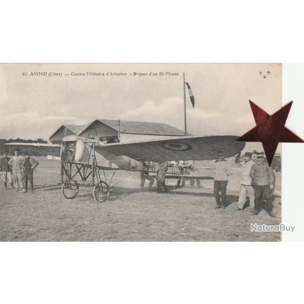 CPA - Aviation AVORD Centre Militaire d'Aviation - D�part d'un Bi-Places  - N�759