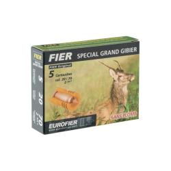 DC 25 ! Cartouche Fier &agrave; balles Nature 20g - Cal. 20/70