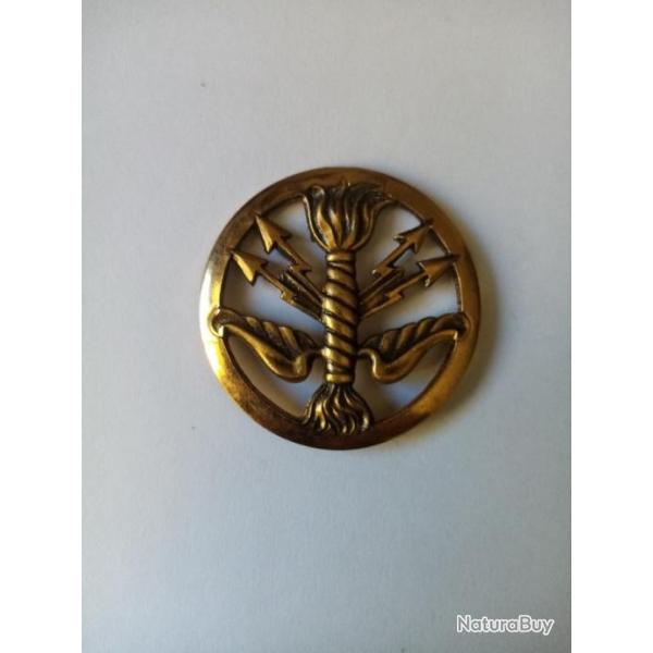 Insigne de b�ret, Service des Poudres manque 1 anneau