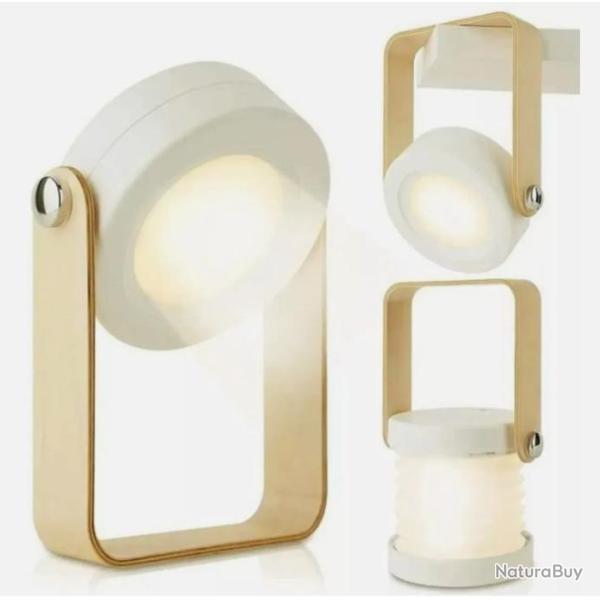 Lampe Touch LED de Chevet Sans Fil Intensit� Variable 3 Niveaux de Luminosit�