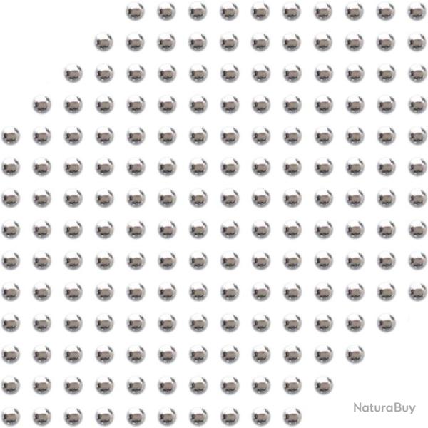 Lot de 200 Billes de Roulement de Pr�cision en Acier, 6mm