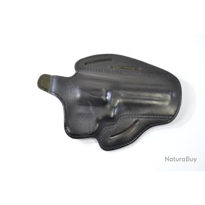Holster Cuir Pour Revolver 4 Pouces - Droitier - Neuf - Vega / King Cobra