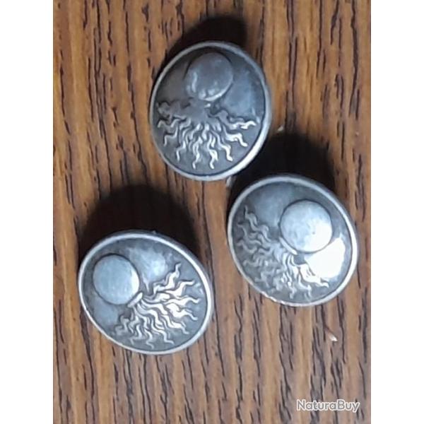 Boutons armee francaise 1870,1871,  ww1 , ww2 , pas us , l�gion �trang�re