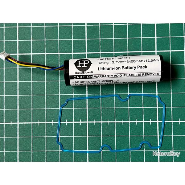 PACK Batterie 3400mAh T5 TT10 TT15 T5X TT15X + JOINT d'�tanch�it� NEUF