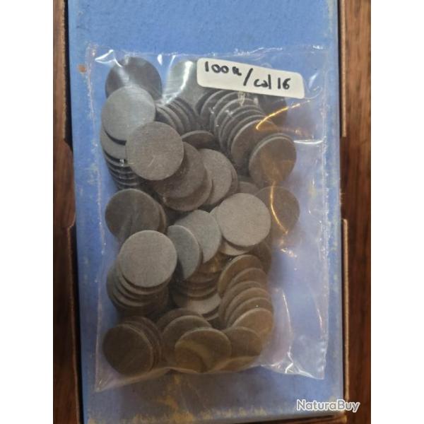 Opercule/complement bourre Cal 16  �p: +- 1.4 mm (ref : B)