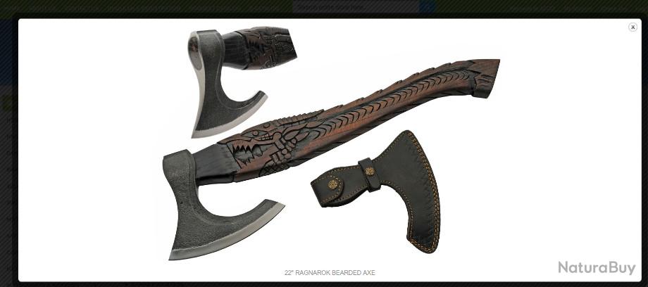 Hache viking, 9e siècle, Moyen-Âge, hache utilitaire, hache viking, hache de lan
