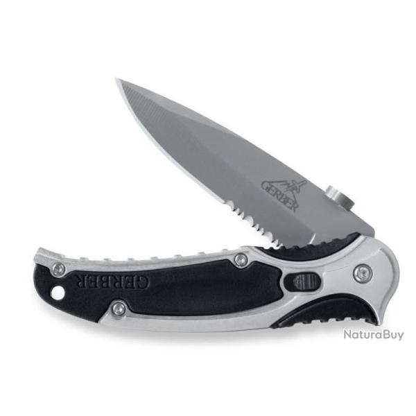 Gerber Presto 3.0 alu inox Lame lisse / crant�e