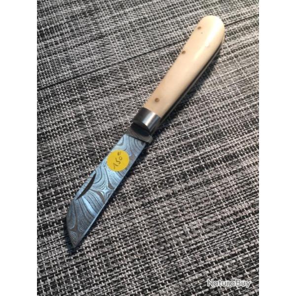 Couteau de gabier ��la trinit� �� Damas 160 plis