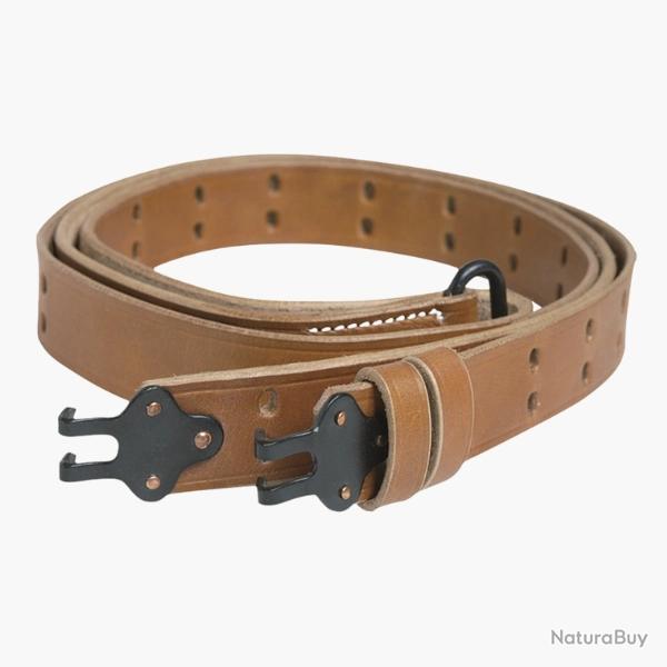 Bretelle Sangle Fusil Garand Cuir - Militaria WW2