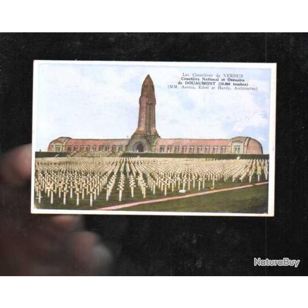 cimeti�re national et ossuaire de douaumont les cimeti�res de verdun , cpa