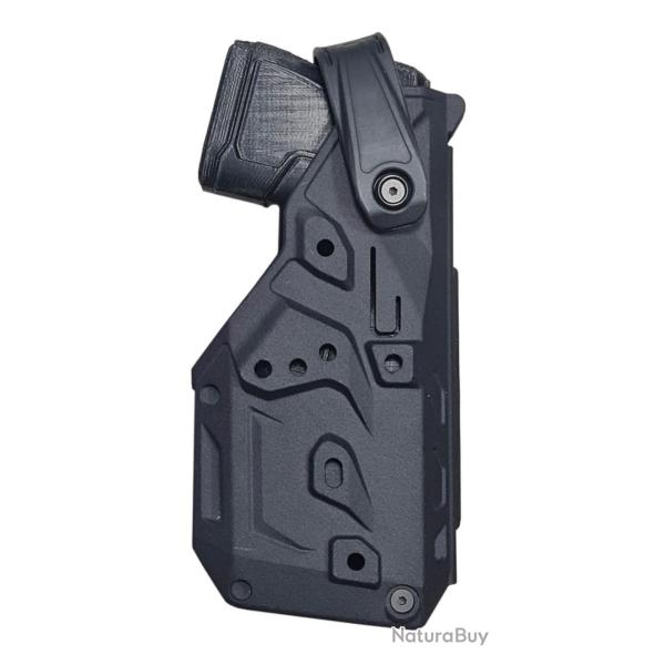 Holster RADAR Rotolock Extreme Multilink pour TASER T7 droitier