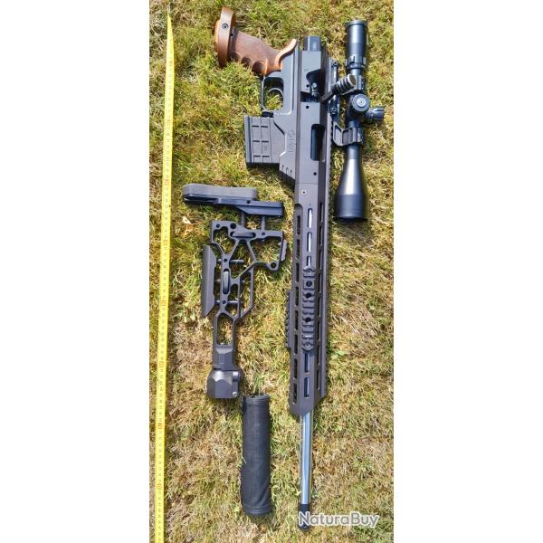 CARABINE CUSTOM ARMECA CHASSIS TAC 21 CALIBRE 300 AAC BLK�