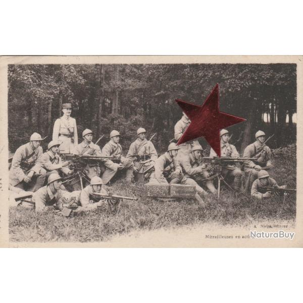 CPA - Mitrailleuses en Action- N�822