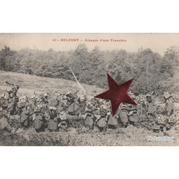 CPA -BELFORT - Attaque d'une Tranch�e  - N�830