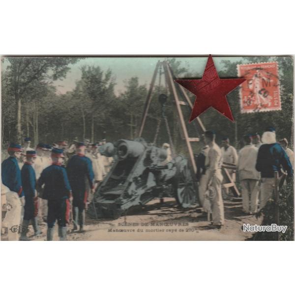 CPA - SC�NES de Manoeuvre mortier rays de 270 - N�816