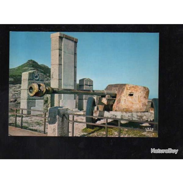 bastia monument �rig� � la m�moire des combats de la lib�ration 1er et 2 octobre 1943 , canon allema