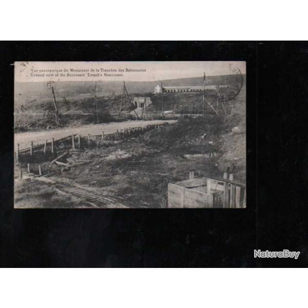 vue panoramique du monument de la tranch�e des baionnettes cpa