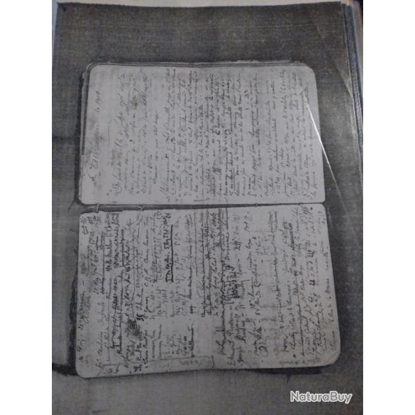 Carnet de route d'un officier de la 39e di