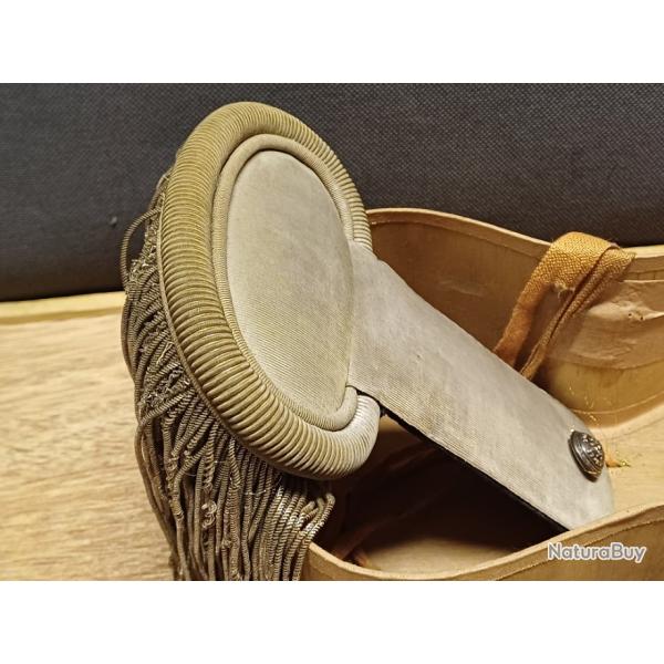 Epaulette 2�me R�publique - officier subalterne Sapeurs Pompiers