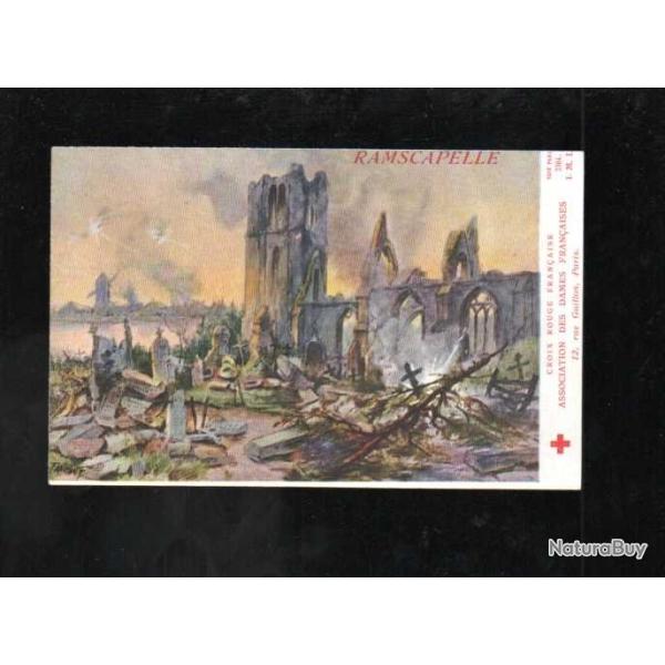 ramscapelle croix rouge fran�aise association des dames fran�aises guerre europ�enne de 1914-1915