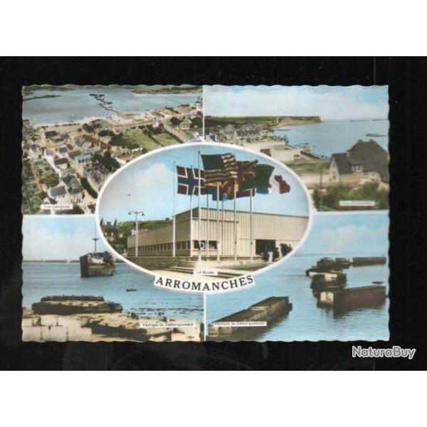 arromanches multivues situ�es carte postale grand format