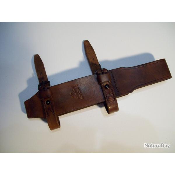 militaria ww1 �tui cuir pour grande pince peugeot fr�res coupe barbel� 14/18 POILU
