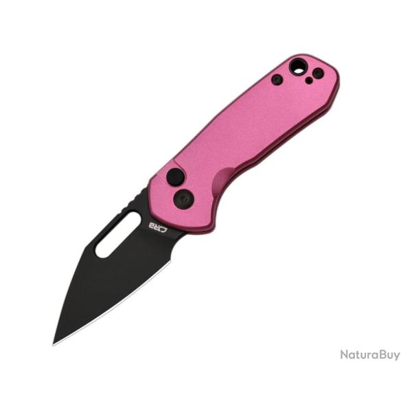 CJRB J1933-BPK Mini Pyrite - Couteau Pliant 75�mm Lame AR-RPM9, Manche Aluminium Rose