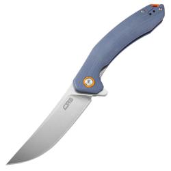 CJRB J1906-GYC - Couteau pliant Gobi, lame AR-RPM9 et manche gris G-10