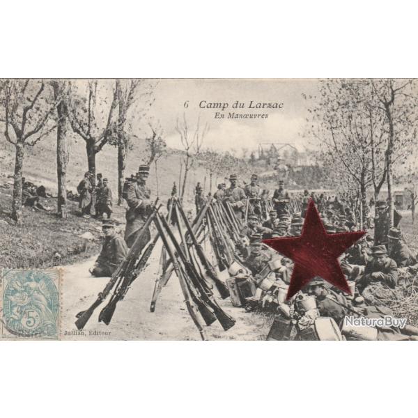 CPA -  carte postale Camp du LARZAC En Manoeuvres  N�881