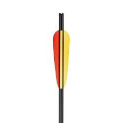 Lot de traits aluminium EK Archery pour arbal&egrave;tes x5 16 pouces Rouge