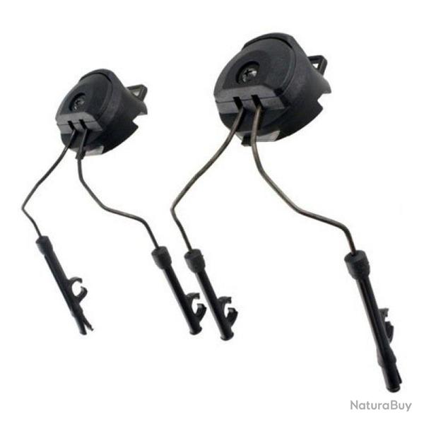 Adaptateur de casque 3M� PELTOR� pour le montage de coquilles antibruit P3ADG-F - Noir
