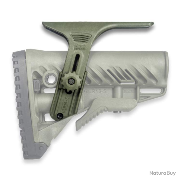 Appui-joue FAB Defense GCP pour crosse tactique GLR-16 - Vert olive