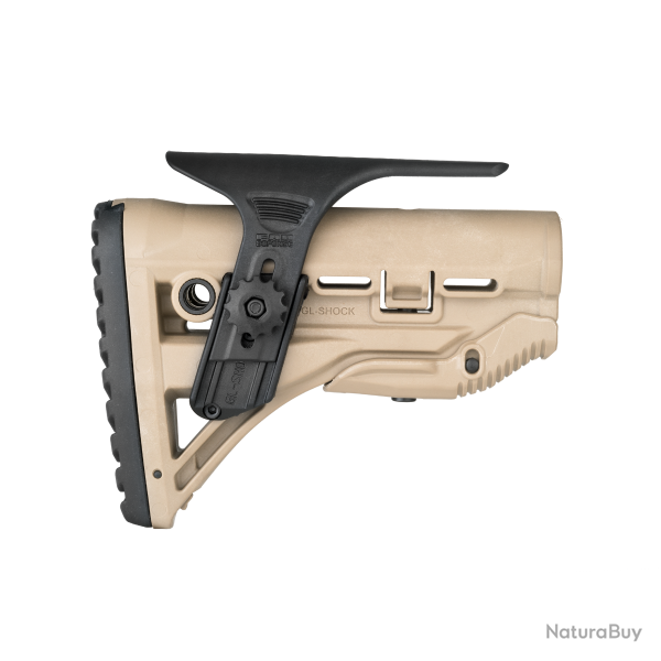 Appui-joue FAB Defense GSCP pour crosse GL-SHOCK - Noir