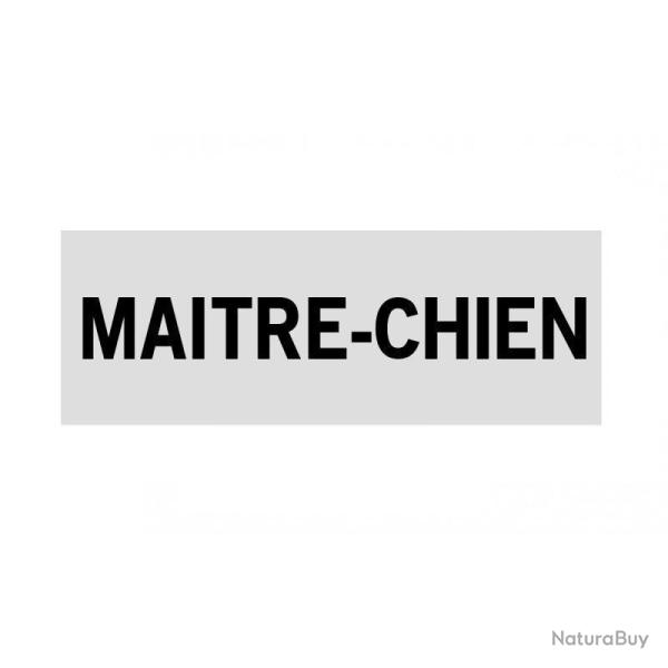 Bandeau rtrorflchissant Patrol Equipement Scurit - Blanc / Matre-Chien / 10 x 30 cm