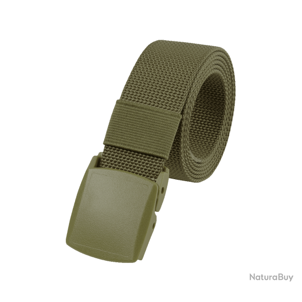 Ceinture Brandit Fast Closure en polypropyl�ne 130 x 3,5 cm - Vert olive