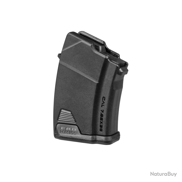 Chargeur 10 cps  FAB Defense Ultimag AK 10R pour fusils AK 7.62x39 - Noir