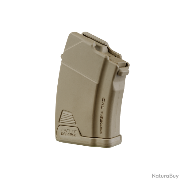 Chargeur 10 cps  FAB Defense Ultimag AK 10R pour fusils AK 7.62x39 - Beige